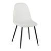 Pebble - Chair - Black Steel (Set of 2)