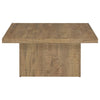 Devar - Square Engineered Wood Coffee Table - Mango Brown