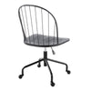 Margarite - Task Chair - Chrome Metal