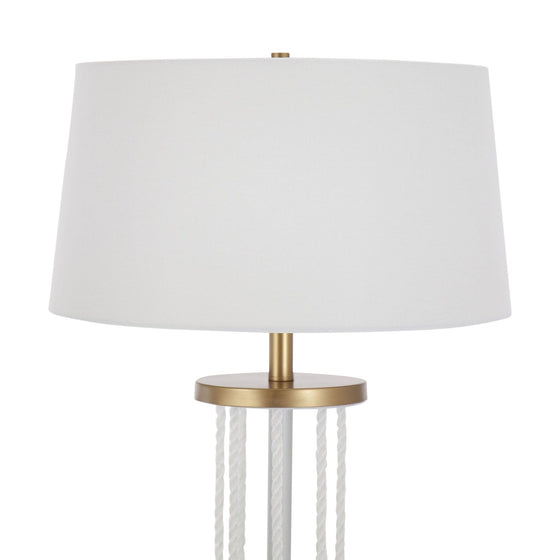 Rope - 62" Floor Lamp - White