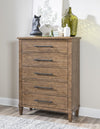 Artisan's Place - Five Drawer Chest - Vintage Pine Ironwood