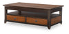 Fenmore - Lift Top Cocktail Table - Mocha And Distressed Cherry