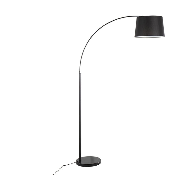 March - Floor Lamp - Black Marble