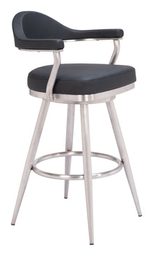  Vagur - Swivel Barstool - Black