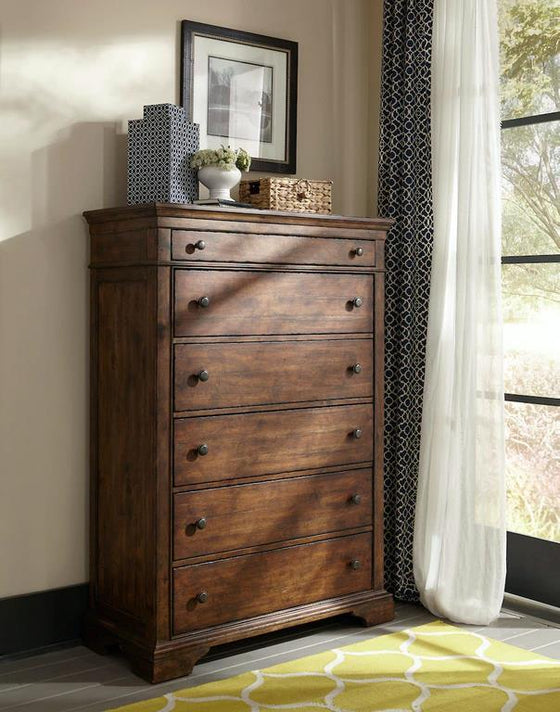 Trisha Yearwood Home - Drawer Chest 6 Drawers - Coffee