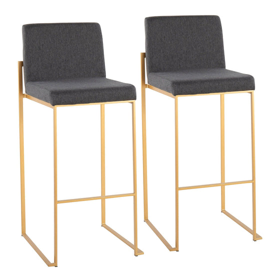 Fuji - High Back Barstool Set