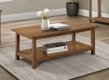  Payne - Wood Coffee Table with Shelf