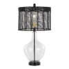 Jenna - 26" Glass Table Lamp (Set of 2) - Black