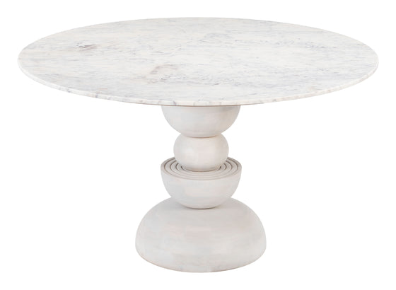 Astri - Dining Table - Whitewashed