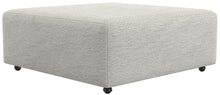  Majesty - Castered Cocktail Ottoman - White