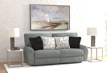  Maxwell - Power Deep Seat Reclining Sofa - Dolphin