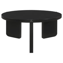  Cordova - Round Solid Wood Coffee Table - Black