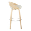 Cassis - 30" Fixed-height Barstool (Set of 2) - Natural And Cream