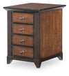 Fenmore - Chairside Table - Mocha And Distressed Cherry