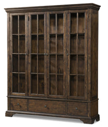  Trisha Yearwood Home - Complete Monticello Display China Cabinet - Coffee