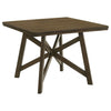 Canfield - Square Counter Height Dining Table - Brown