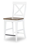 Hidden Canyon - Counter Chair - Dark Oak / Natural White