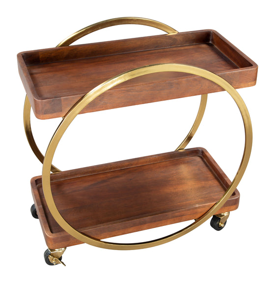 Arenas - Bar Cart - Brown