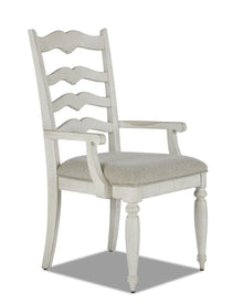  Nashville - Ladderback Arm Chair - Cloud