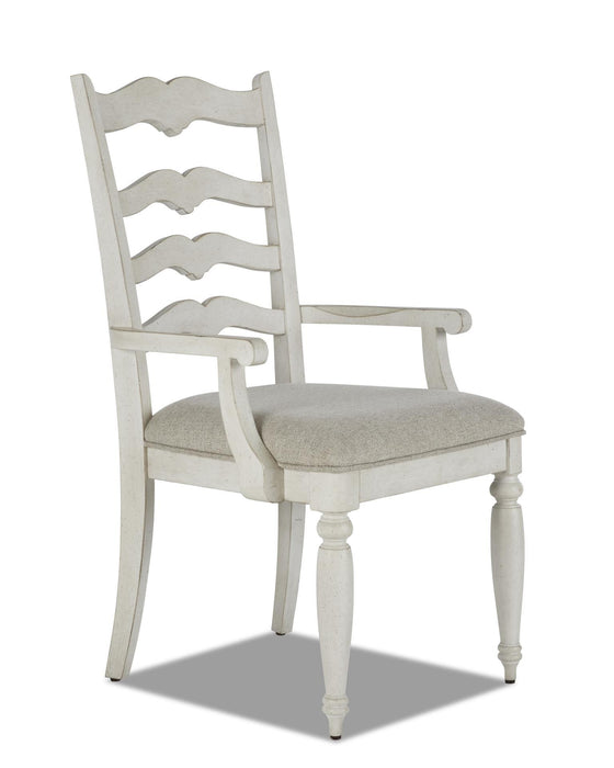 Nashville - Ladderback Arm Chair - Cloud