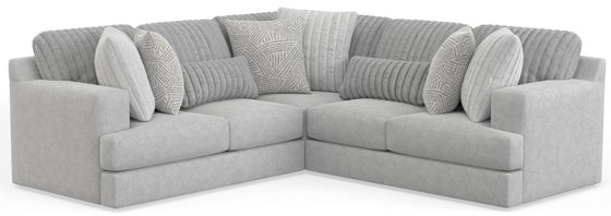 Logan - Sectional With Comfort Coil Seating And Included Accent Pillows