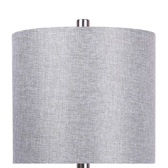 Gemma - 23" Metal Table Lamp (Set of 2) - Gray