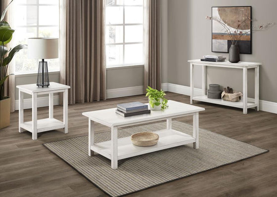 Payne - Wood Coffee Table with Shelf