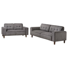  Deerhurst - Upholstered Tufted Track Arm Sofa Set