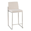 Fuji - High Back Upholstered Counter Stool Set