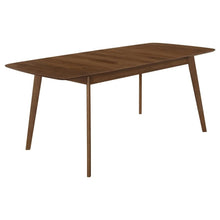  Redbridge - Extension Leaf Dining Table - Natural Walnut