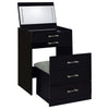 Danbury - 3-Drawer Makeup Vanity & Stool Set