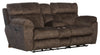 Sedona - Power Headrest Lay Flat Reclining Console Loveseat With Storage & Cupholders