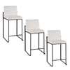 Fuji - High Back Counter Stool - Black Legs