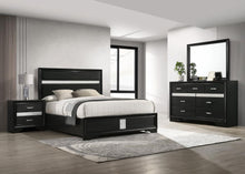  Miranda - Panel Bedroom Set - Black