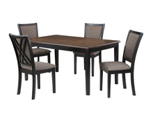  Potomac - 5 Piece Rectangle Dining Set (Table & 4 Chairs) - Brown / Black