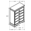 Louis Philippe - Five-drawer Chest