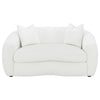 Isabella - Faux Sheepskin Upholstered Sofa Set