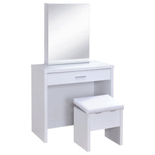  Harvey - 2-piece Vanity Set with Lift-Top Stool