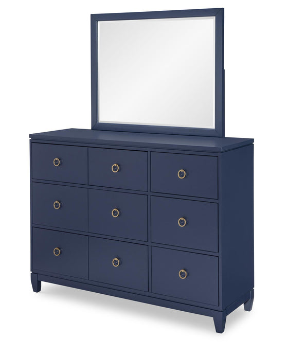 Summerland - Dresser 6 Drawers - Inkwell Blue