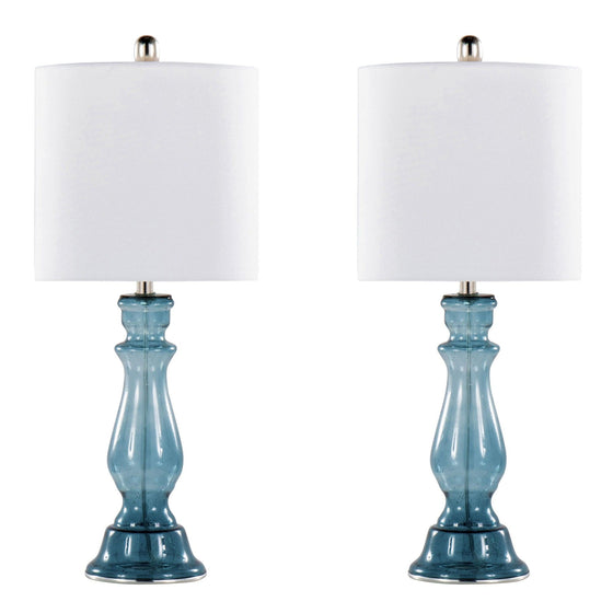 Bishop - 24" Glass Table Lamp (Set of 2)