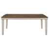 Ronnie - Rectangular Wood Dining Table - Rustic Cream