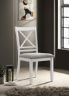 Hollis - Cross Back Wood Dining Side Chair (Set of 2) - White