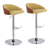 Shiraz - Adjustable Barstool (Set of 2) - Yellow