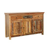 Harper - 3 Door Solid Reclaimed Wood Accent Cabinet - Brown