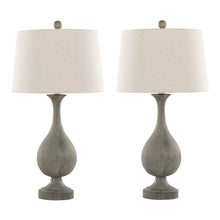  Cipolla Poly - 29" Polyresin Table Lamp (Set of 2) - Natural