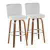 Henry - 30" Fixed-Height Barstool With Swivel (Set of 2)