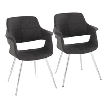  Vintage Flair - Chair (Set of 2) - Chrome Legs