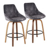 Diana - Upholstered Counter Stool Set