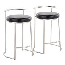  Round Fuji - 26" Fixed-Height Counter Stool (Set of 2)