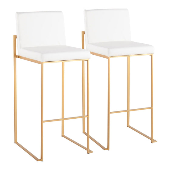 Fuji - High Back Barstool Set